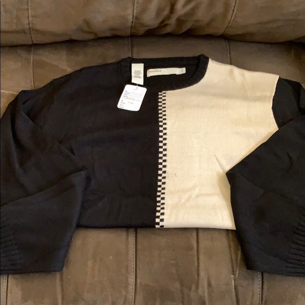 Large Crewneck Perry Ellis Sweater